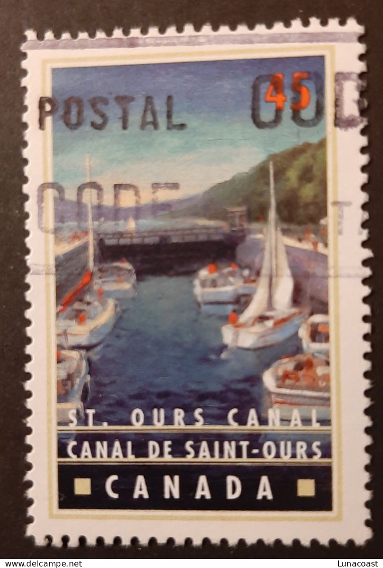 Canada 1998  USED  Sc 1726    45c  Canals, St. Ours Canal - Oblitérés