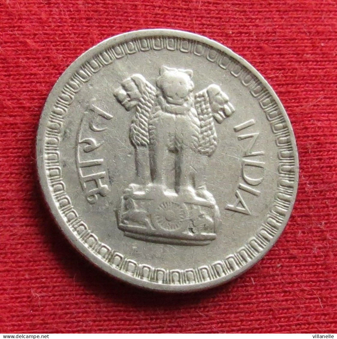 India 50 Paise 1964 C KM# 58.1 *V1T Calcutta  Inde Indien Indies Indie Paisa Calcutta Mint - Inde
