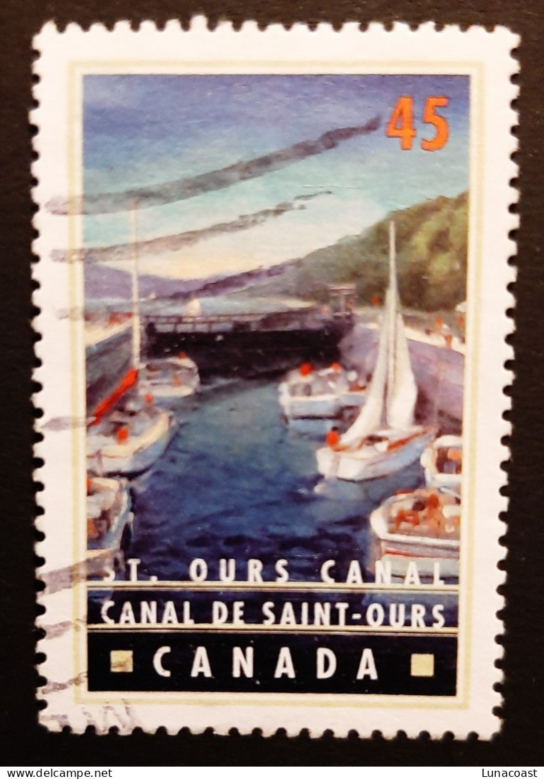 Canada 1998  USED  Sc 1726    45c  Canals, St. Ours Canal - Oblitérés