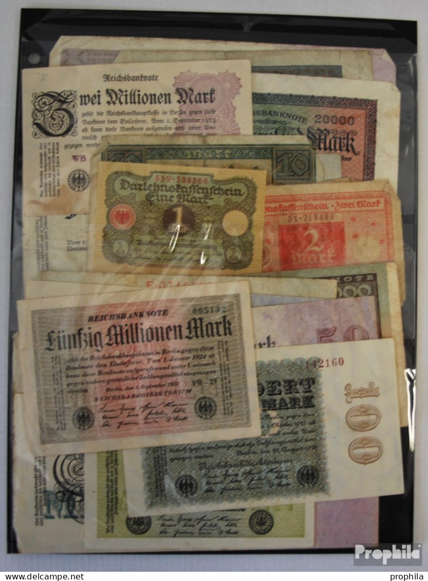 Deutsches Reich 25 Verschiedene Banknoten  Weimarer Republik - Other & Unclassified