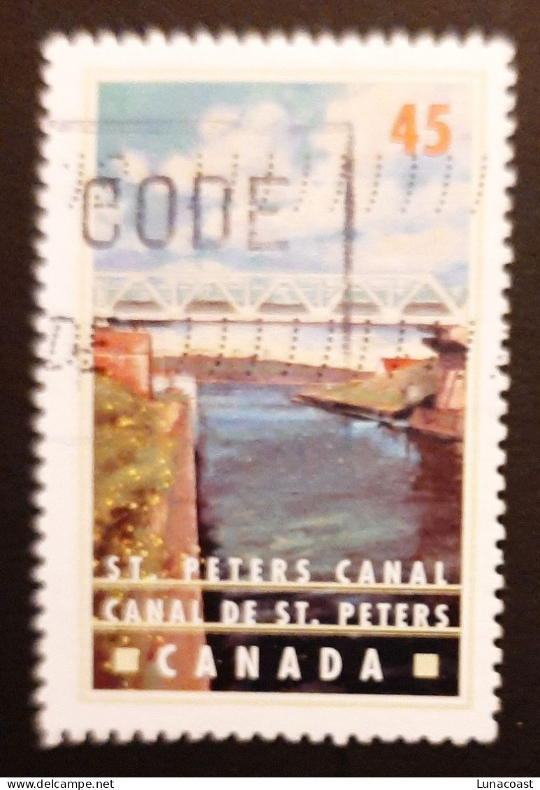 Canada 1998  USED  Sc 1725    45c  Canals, St. Peters Canal - Oblitérés