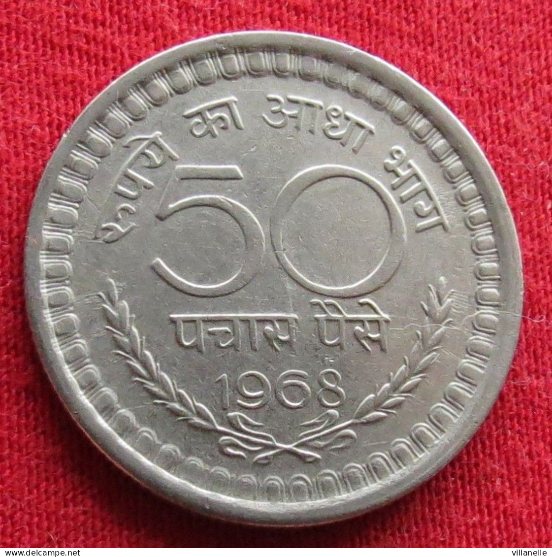 India 50 Paise 1968 C KM# 58.2 *V1T Inde Indien Indies Indes - Inde