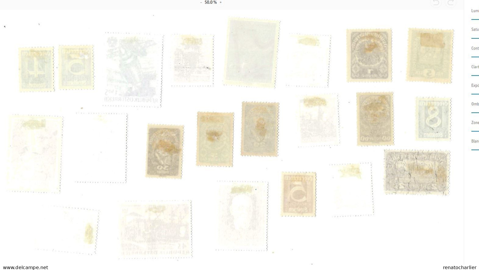 Collection De 35 Timbres MH,Neufs Avec Charnière. - Verzamelingen