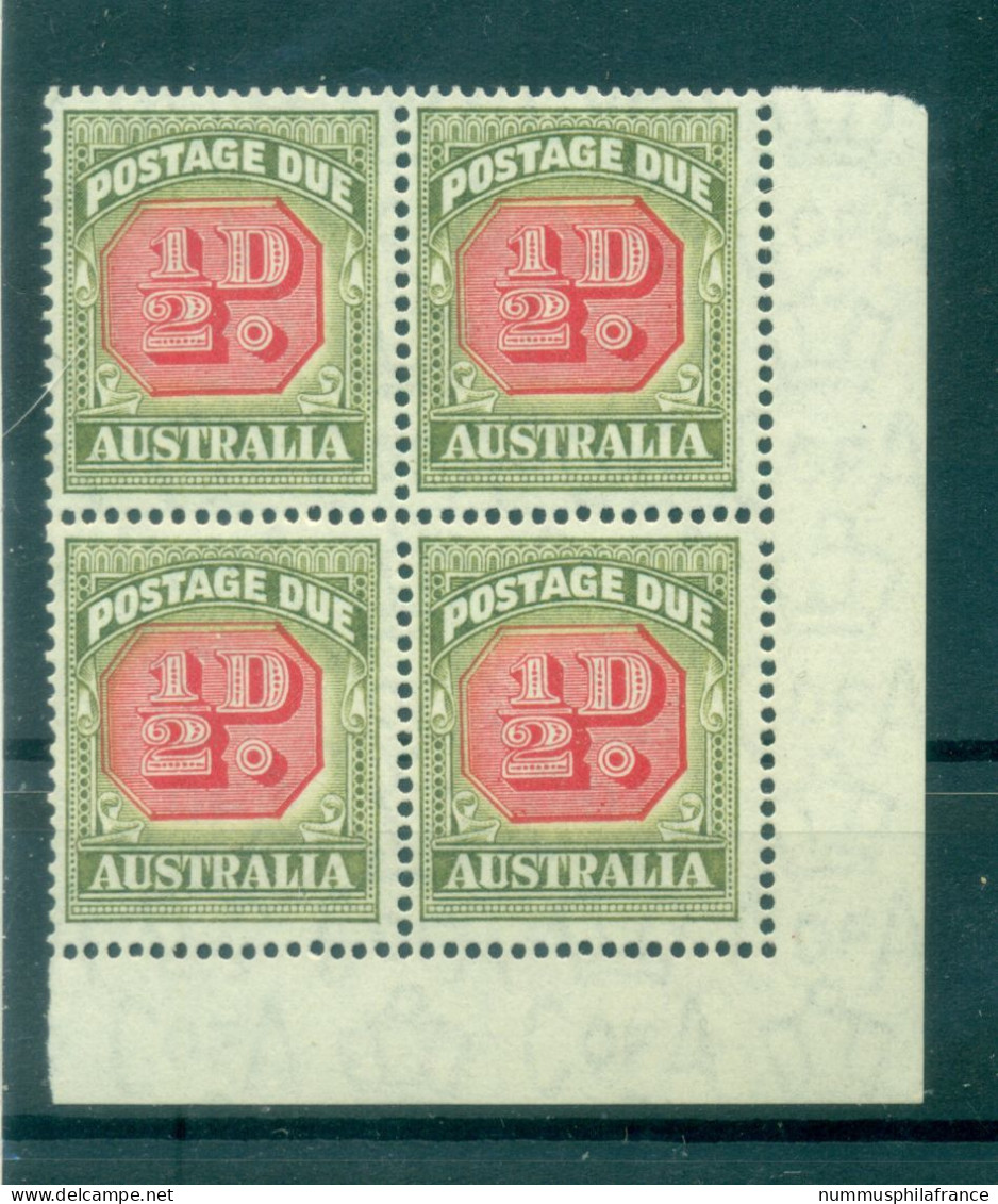 Australie 1938-53 - Y & T N. 62 Timbre-taxe - Série Courante (Michel N. 56) - Dienstzegels