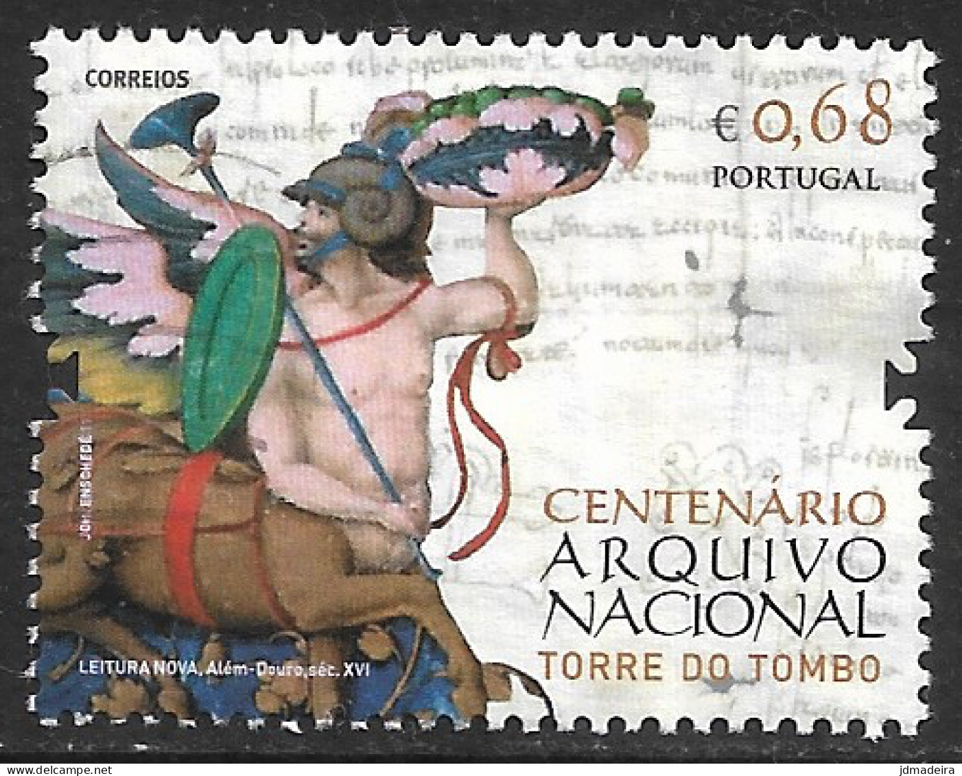 Portugal – 2011 Torre Do Tombo 0,68 Used Stamp - Usati