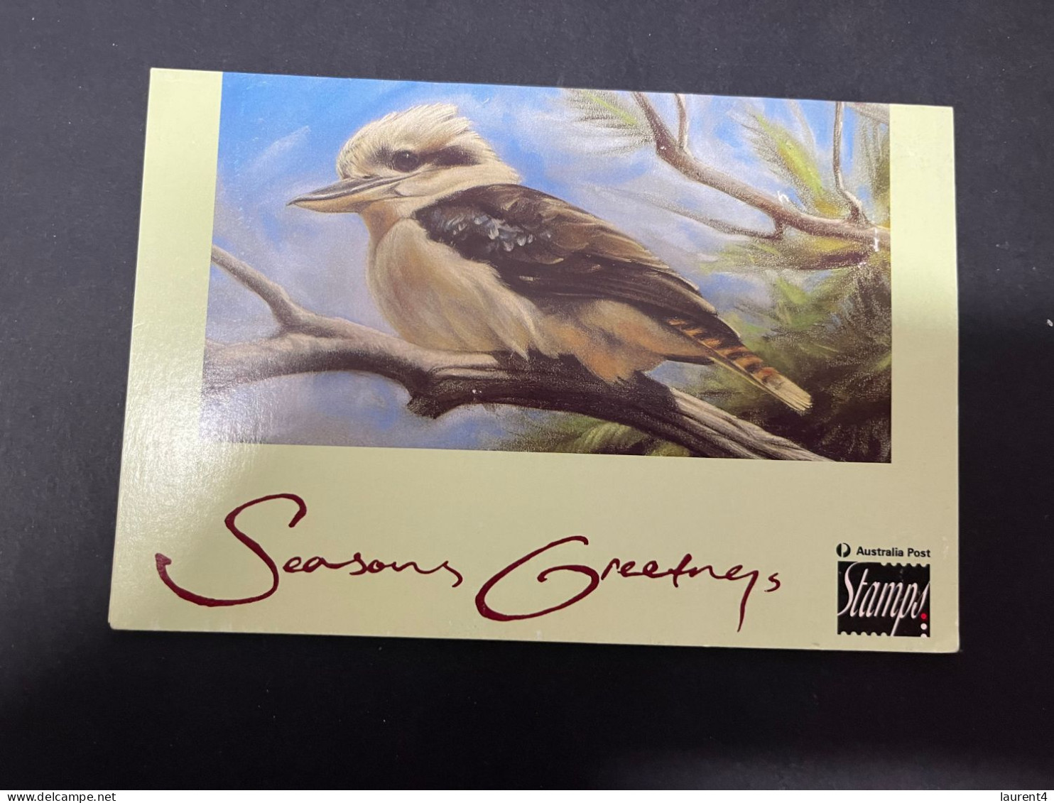 20-1-2024 (1 X 32) (Australia) Season Greetings 1993 (kookaburra Bird) - Enteros Postales