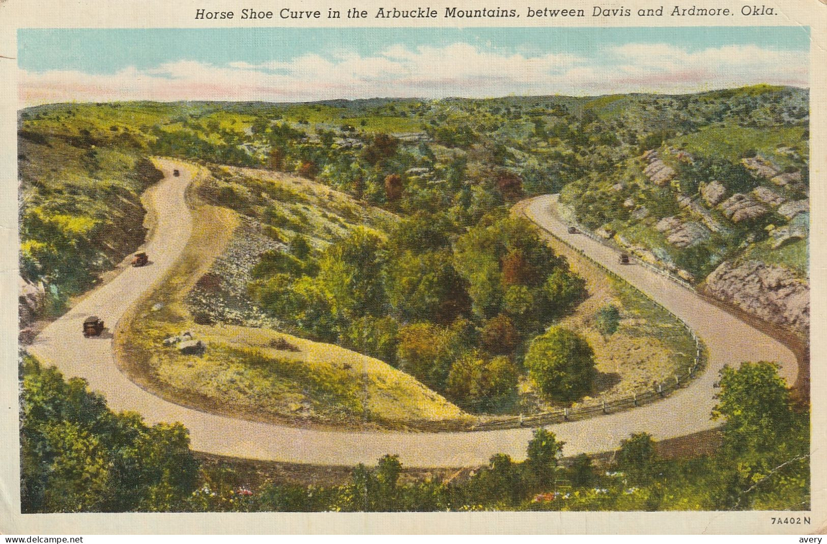 Horse Shoe Curve In The Arbuckle, Mountains, Between Davis And Ardmore, Oklahoma - Otros & Sin Clasificación