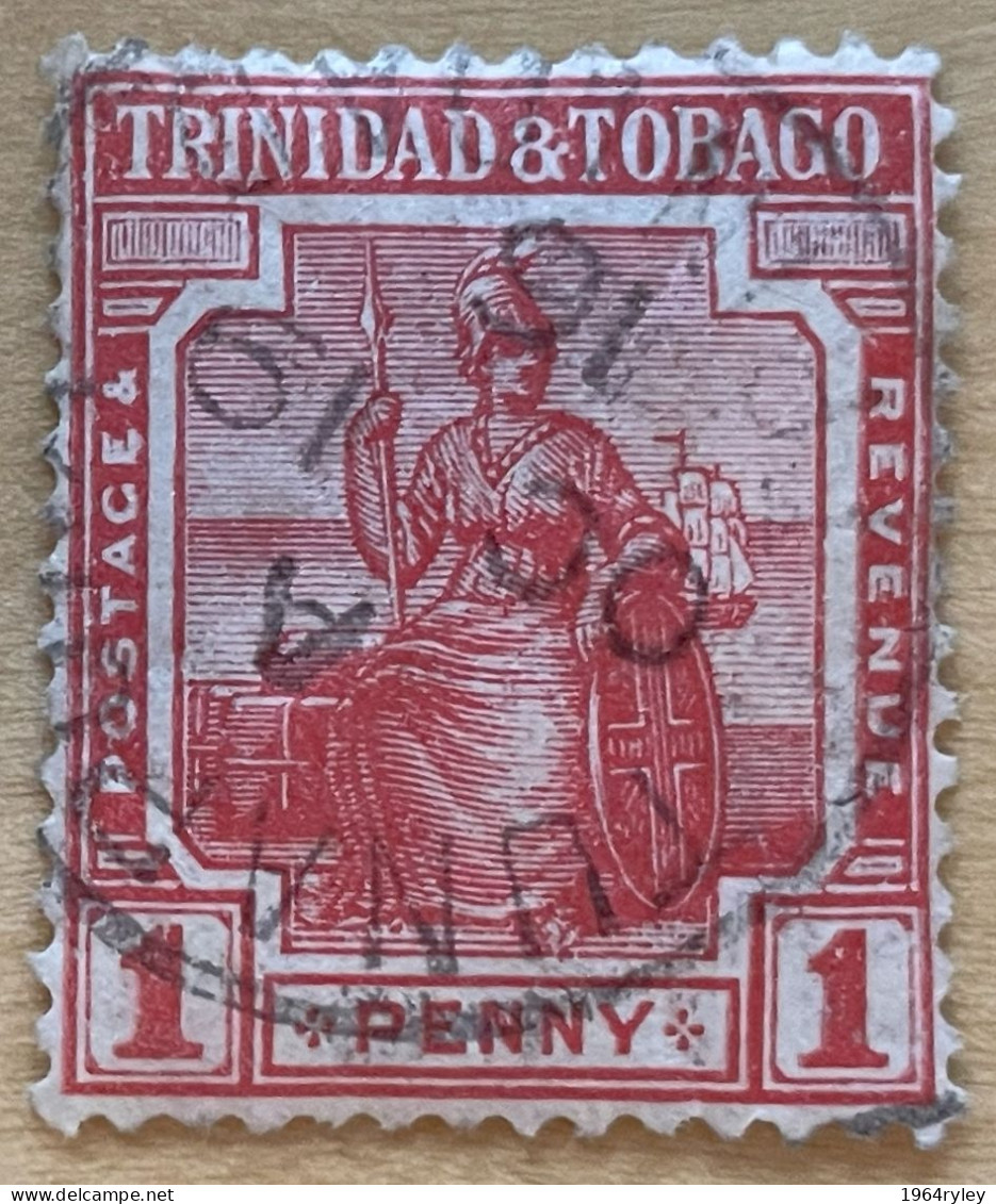 TRINIDAD & TOBAGO - (0) - 1913-1921  -  # 1 Penny - Trinidad & Tobago (...-1961)