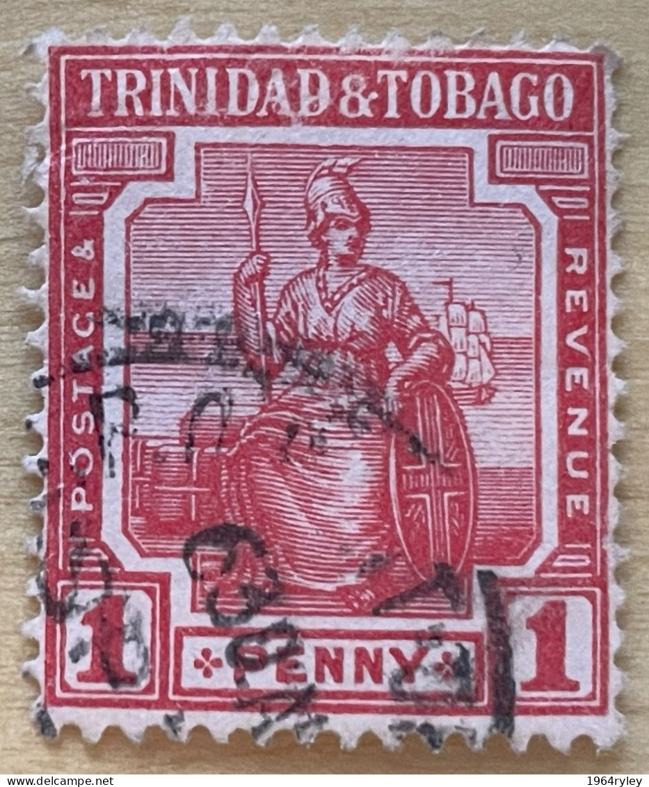 TRINIDAD & TOBAGO - (0) - 1913-1921  -  # 1 Penny - Trinidad & Tobago (...-1961)