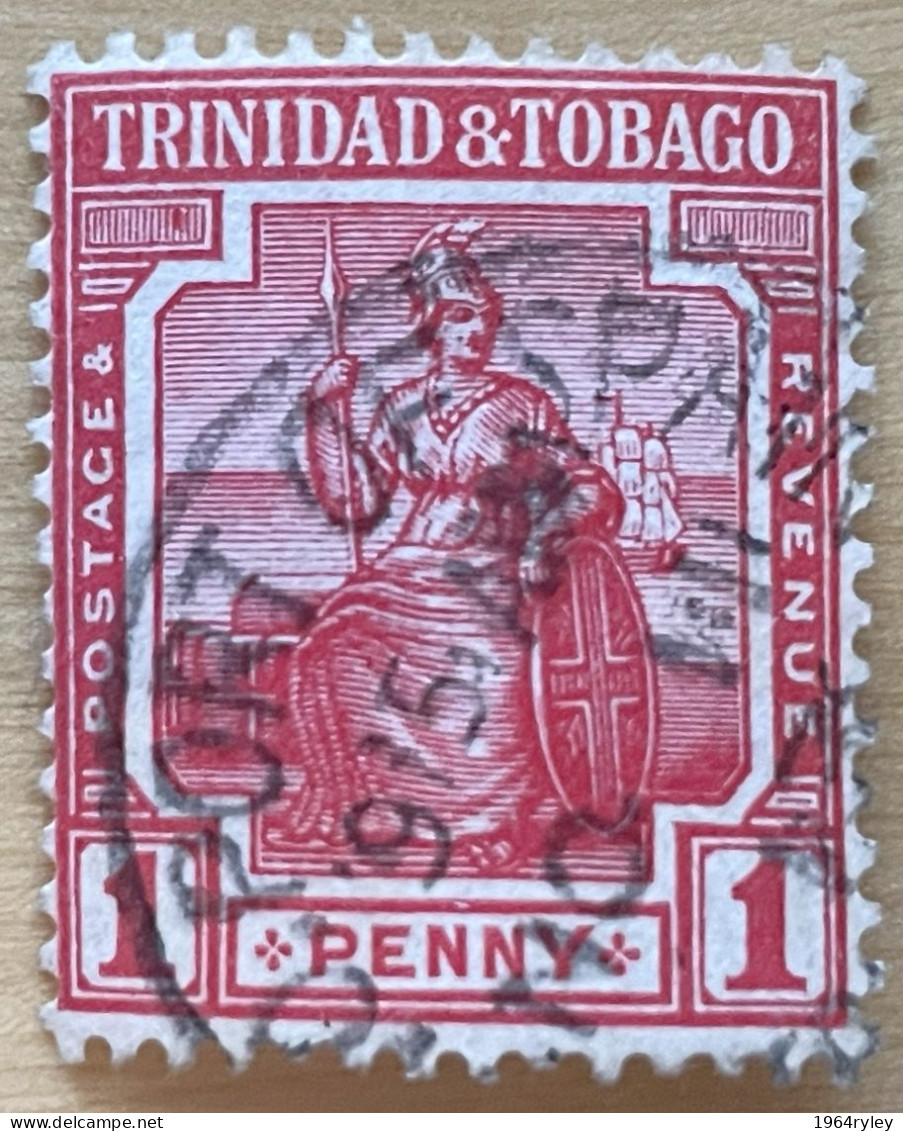 TRINIDAD & TOBAGO - (0) - 1913-1921  -  # 1 Penny - Trinidad & Tobago (...-1961)