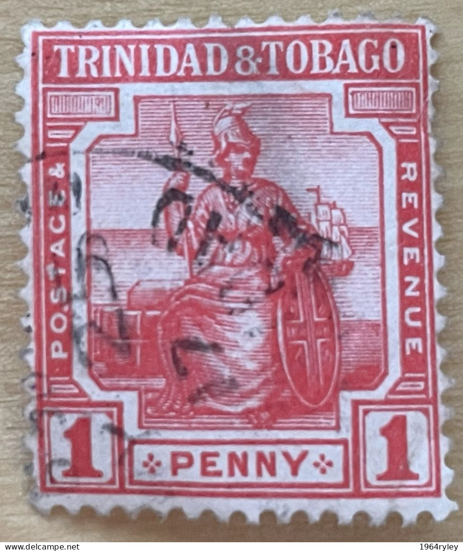 TRINIDAD & TOBAGO - (0) - 1913-1921  -  # 1 Penny - Trinidad & Tobago (...-1961)
