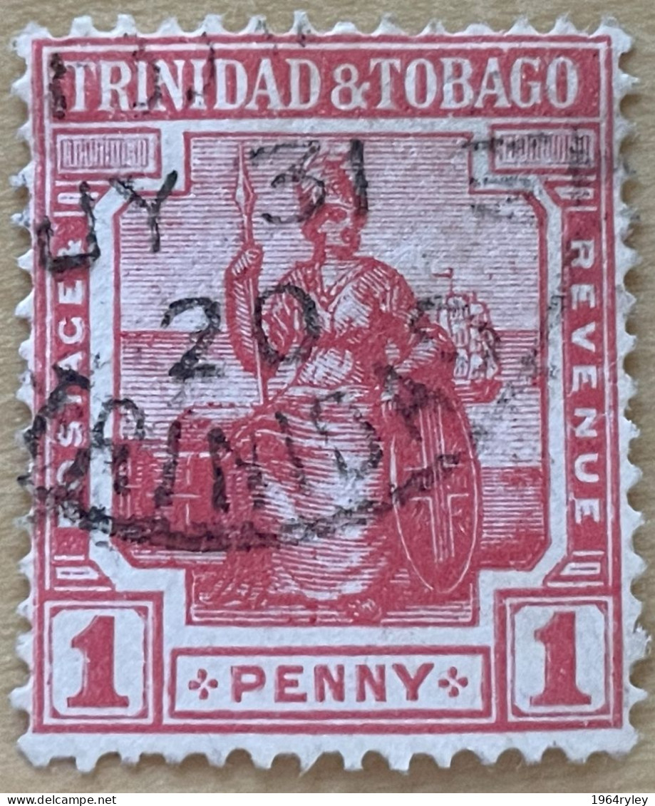 TRINIDAD & TOBAGO - (0) - 1913-1921  -  # 1 Penny - Trinidad & Tobago (...-1961)