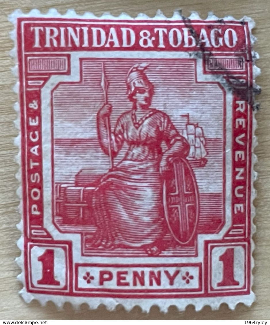 TRINIDAD & TOBAGO - (0) - 1913-1921  -  # 1 Penny - Trinidad & Tobago (...-1961)