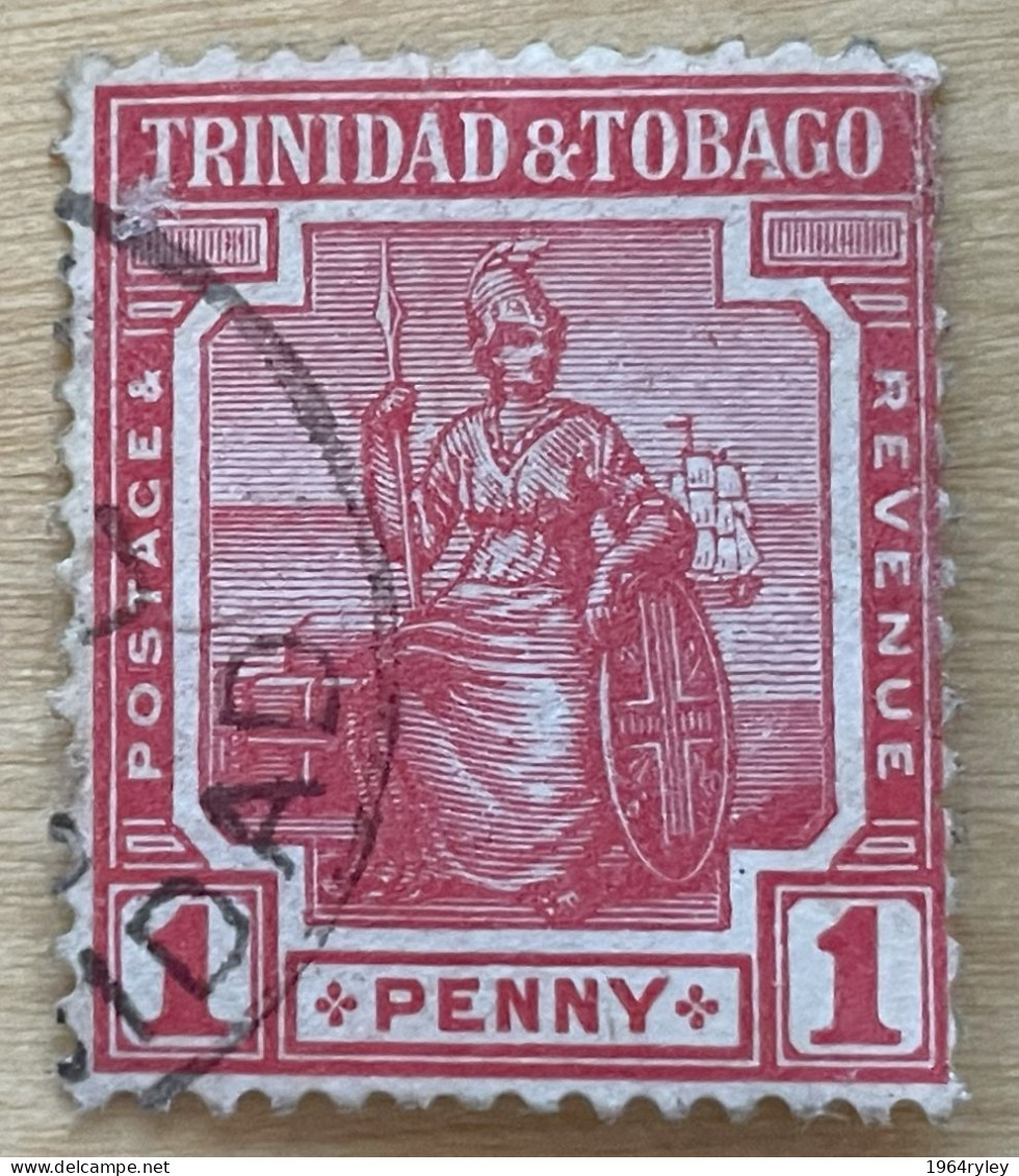 TRINIDAD & TOBAGO - (0) - 1913-1921  -  # 1 Penny - Trinidad & Tobago (...-1961)