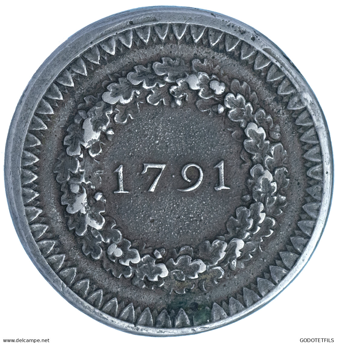 Révolution Française-Monnaie De Confiance Dixain De Rochon 1791 Lyon - Probedrucke