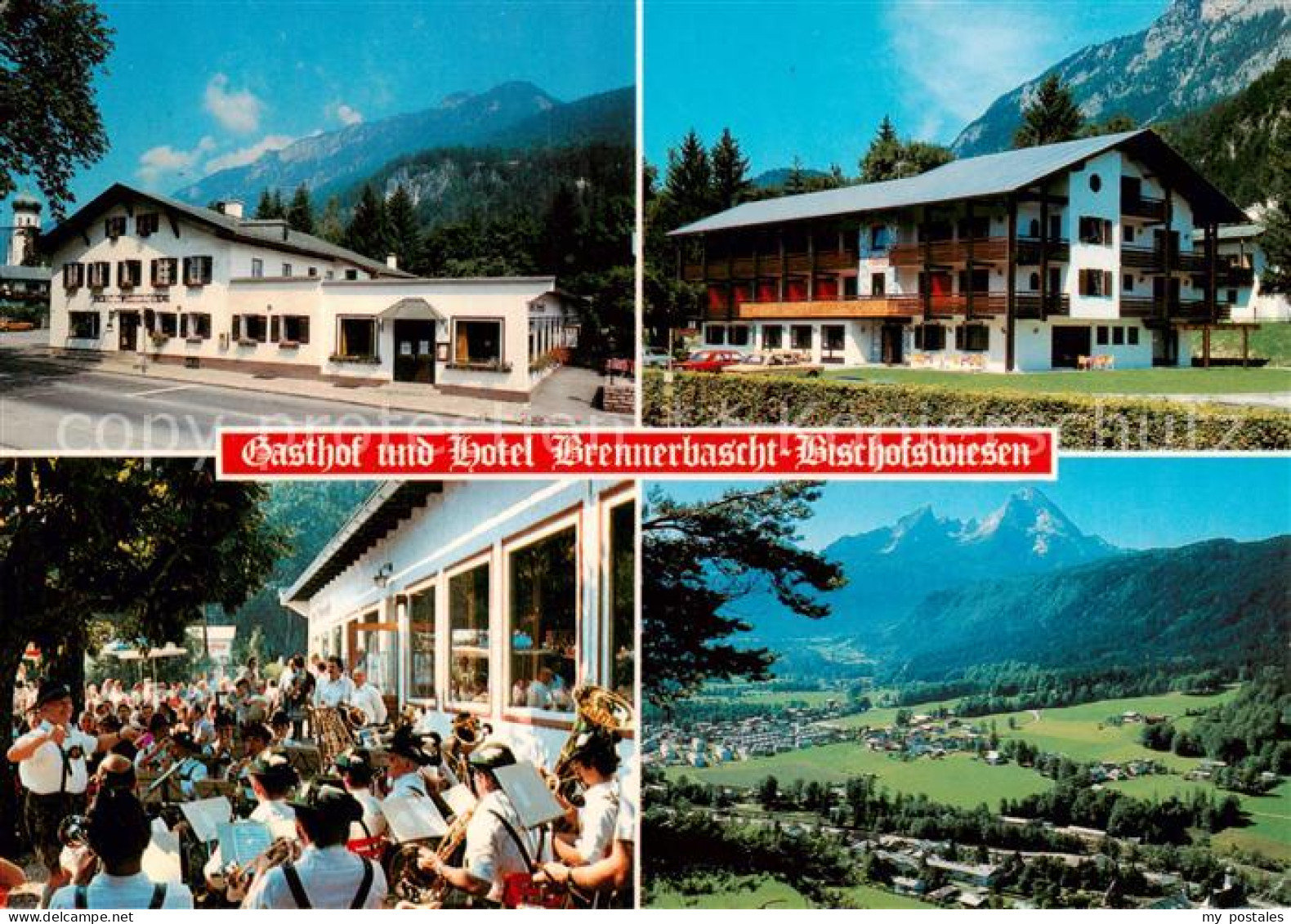 73837018 Bischofswiesen Gasthof Und Hotel Brennerbascht Freiterrasse Panorama Bi - Bischofswiesen