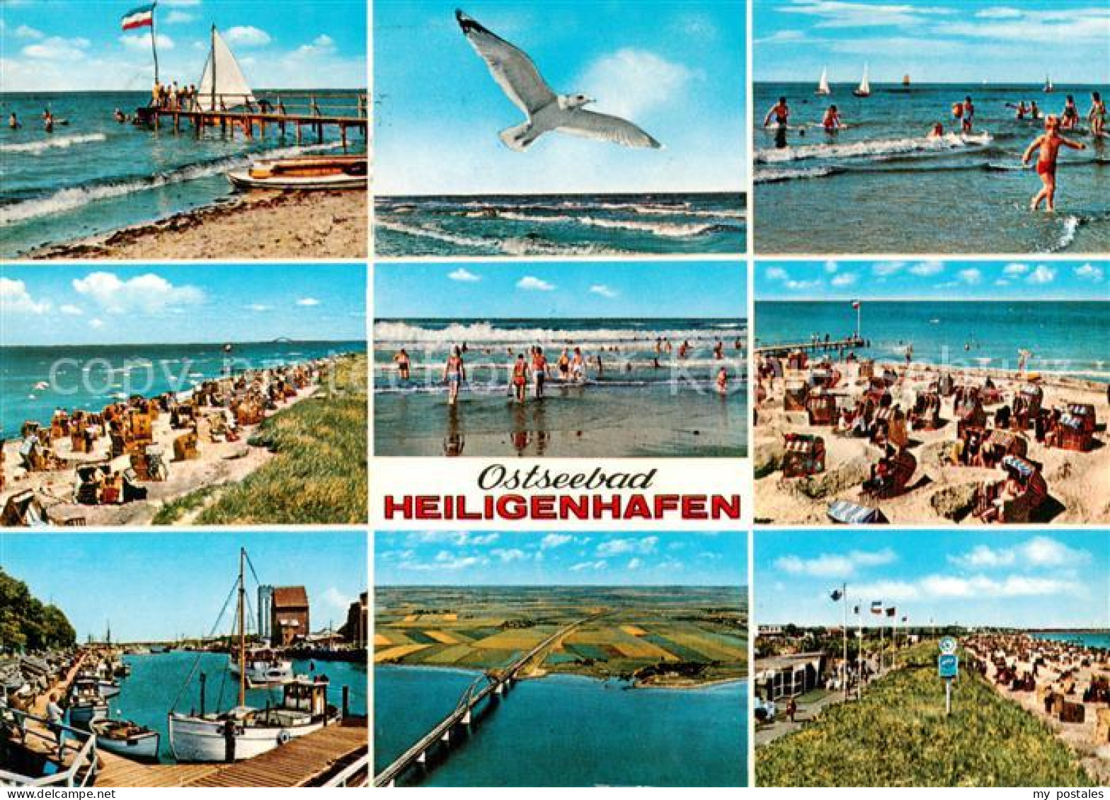 73836803 Heiligenhafen Ostseebad Strandpartien Seebruecke Bootshafen Heiligenhaf - Heiligenhafen