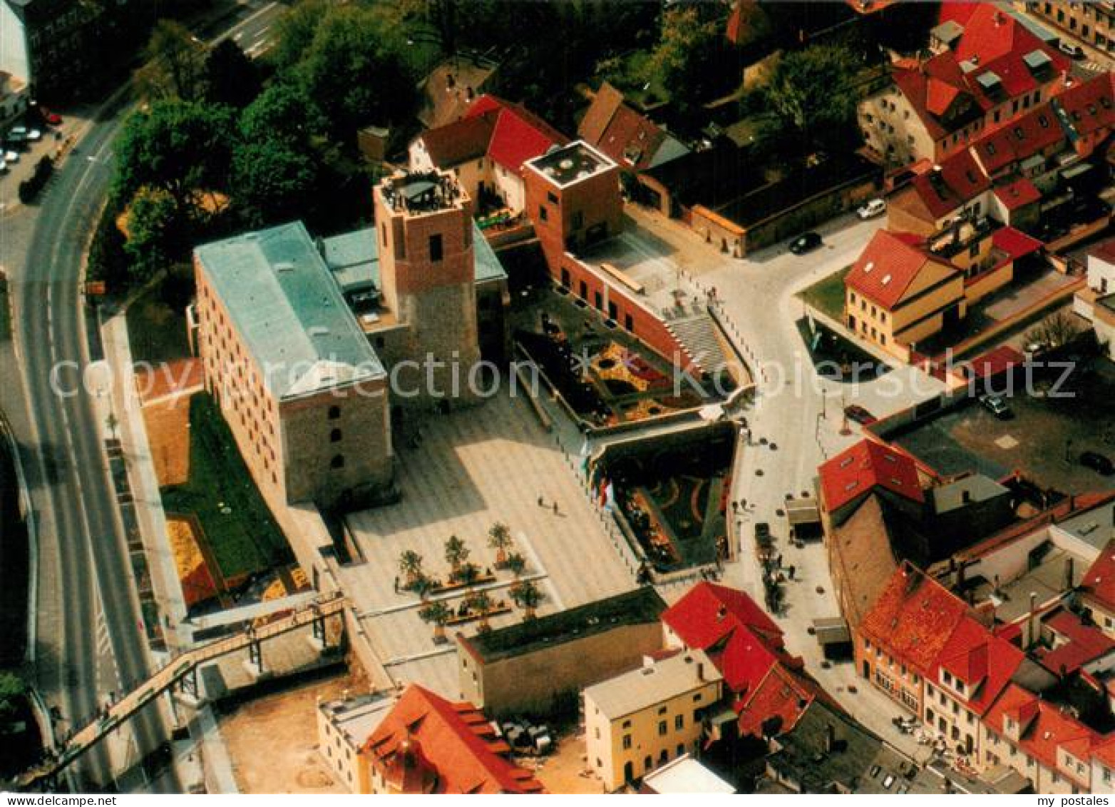 73730558 Grossenhain Sachsen Fliegeraufnahme Schloss Mit Bergfried Grossenhain S - Grossenhain