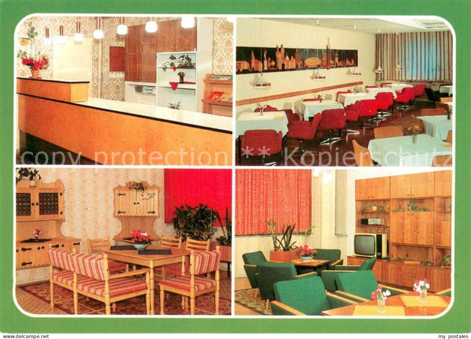 73712314 Plau See FDGB Erholungsheim Emil Otto Rezeption Cafe Klubraum Fernsehra - Plau