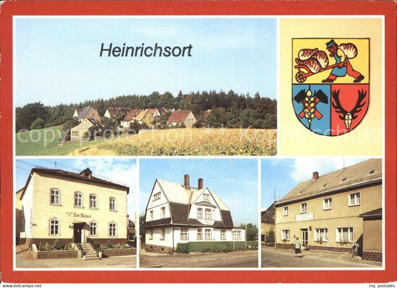 72126077 Heinrichsort Siedlung Sportplatz Restaurant Zur Krone Heinrichsort - Hohenstein-Ernstthal