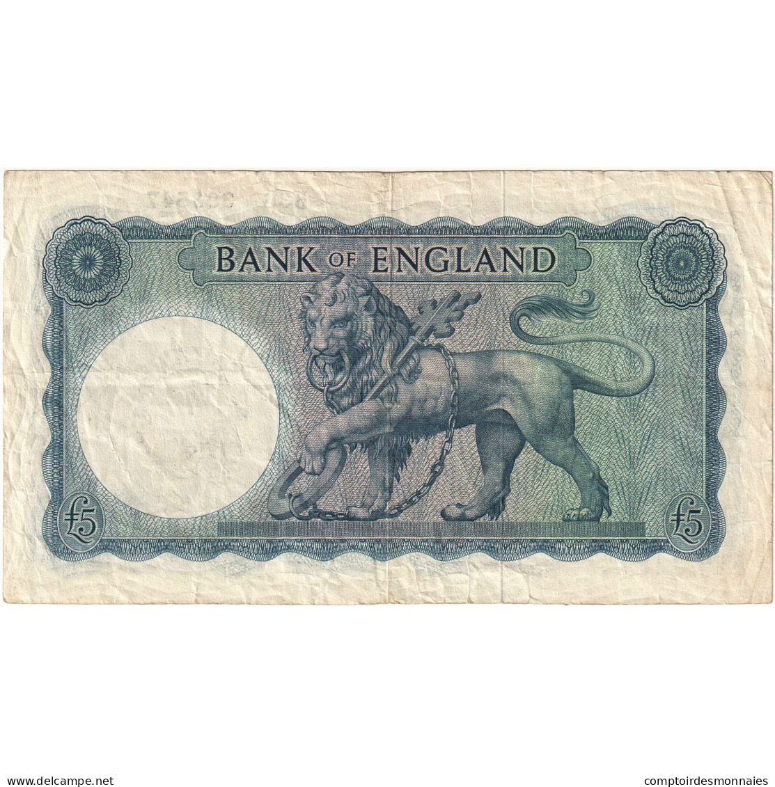 Billet, Grande-Bretagne, 5 Pounds, Undated (1957-61), Undated (1996), KM:371a - 5 Pond