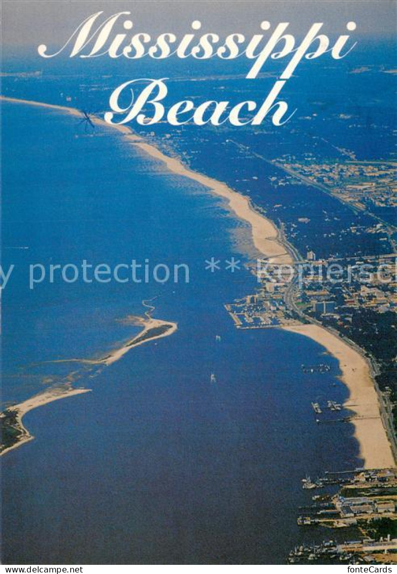 73766533 Mississippi_US-State Beach Air View - Autres & Non Classés