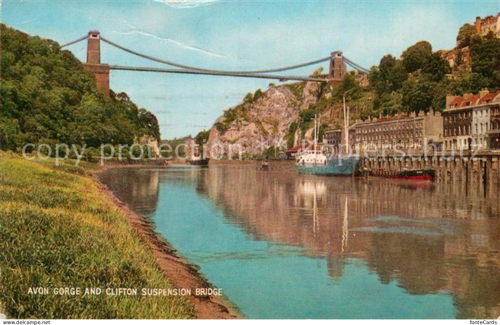 72956879 Bristol UK Avon Gorge And Clifton Suspension Bridge Kettenbruecke Brist - Bristol