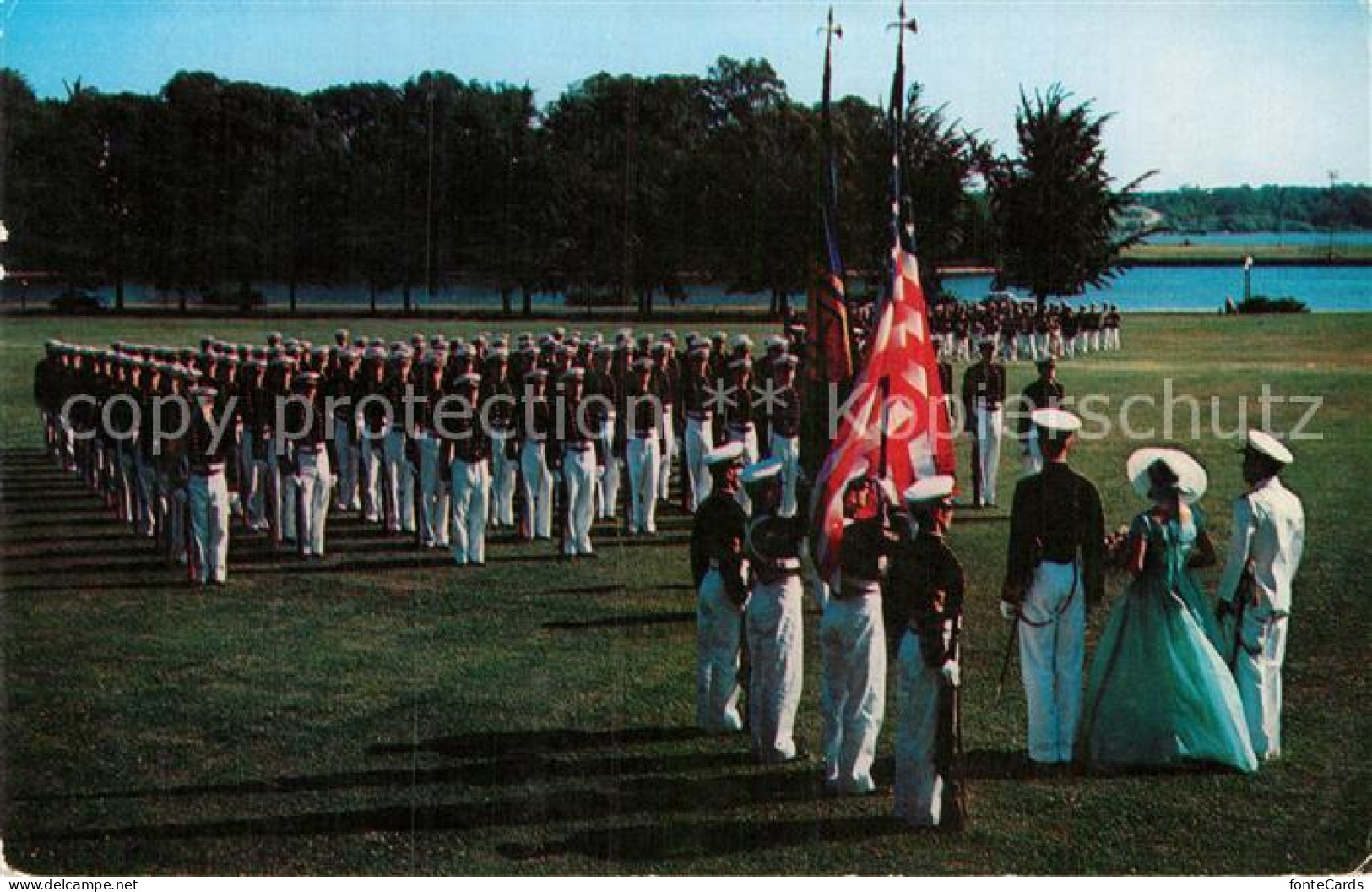 72953184 Baltimore_Maryland United States Naval Academy Color Girl Ceremonie - Autres & Non Classés