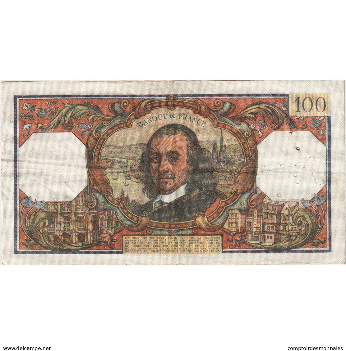 France, 100 Francs, Corneille, 1968-05-02, W.329, TB+ - 100 F 1964-1979 ''Corneille''