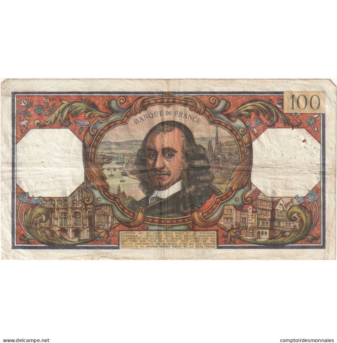 France, 100 Francs, Corneille, 1965-02-04, Q.66, TB+ - 100 F 1964-1979 ''Corneille''