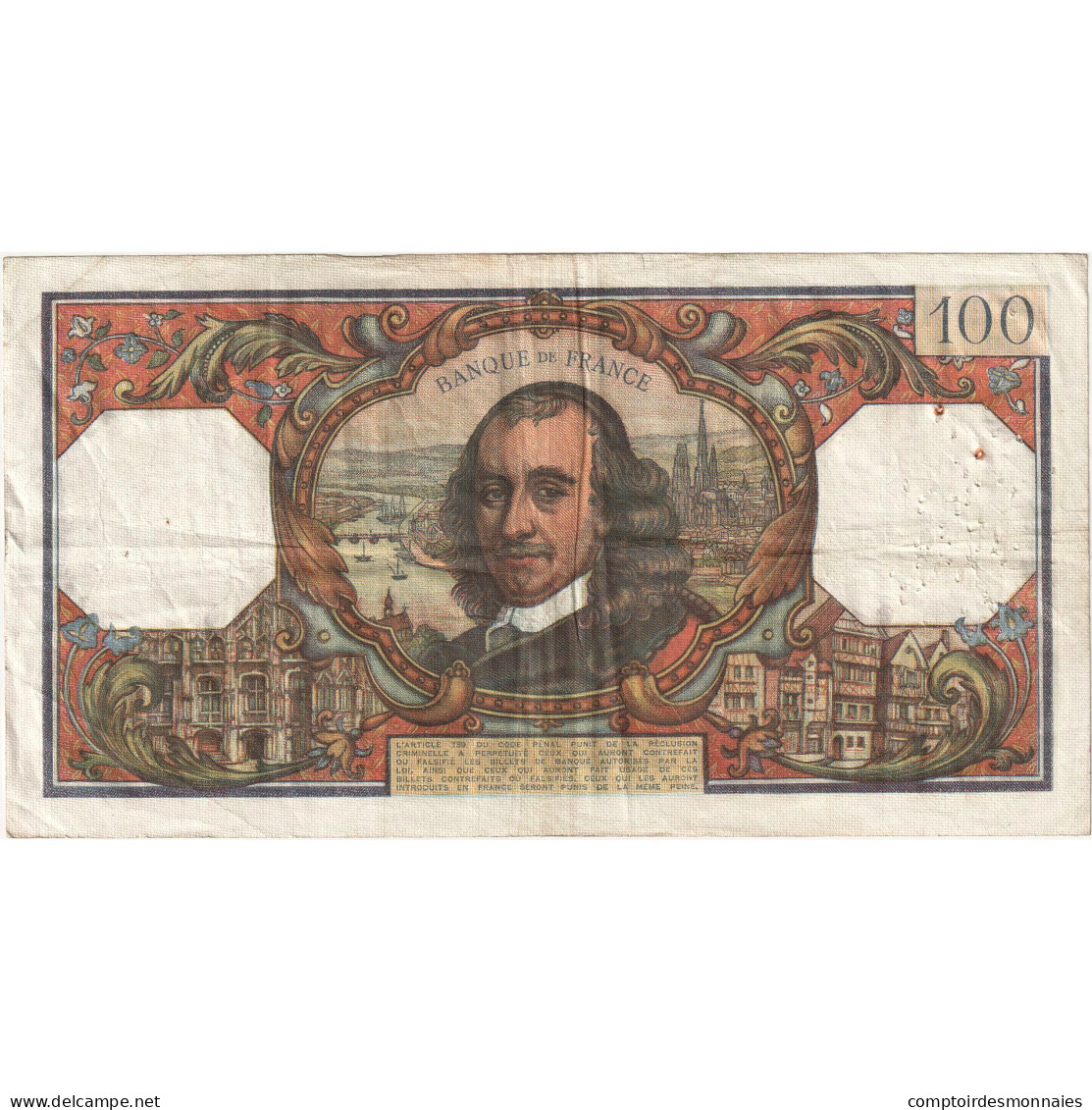 France, 100 Francs, Corneille, 1967-02-02, D.219, TB+ - 100 F 1964-1979 ''Corneille''