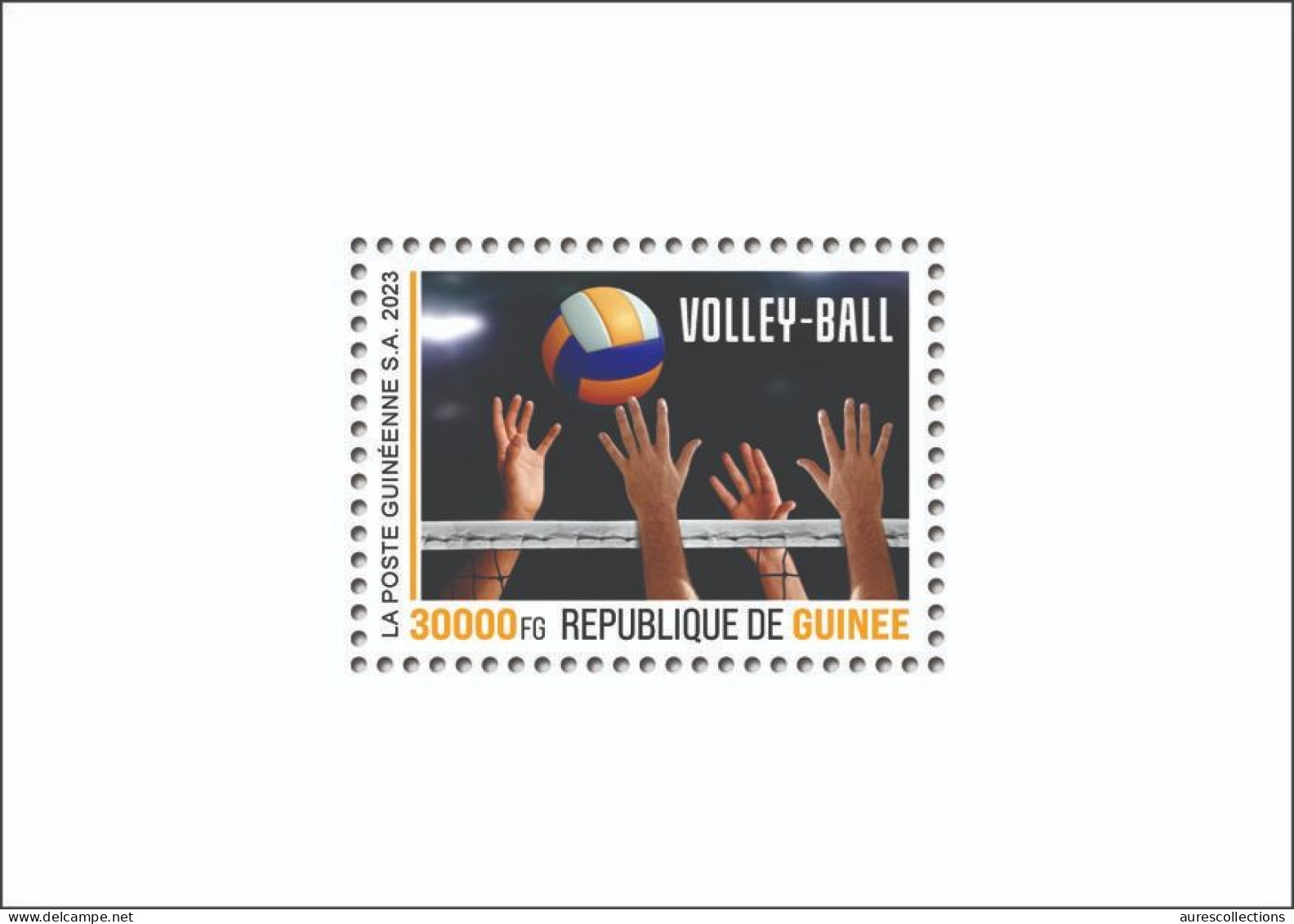 GUINEA 2023 SHEET 1V - OLYMPIC GAMES PARIS FRANCE 2024 - VOLLEY BALL VOLLEYBALL - LUXE MNH - Pallavolo