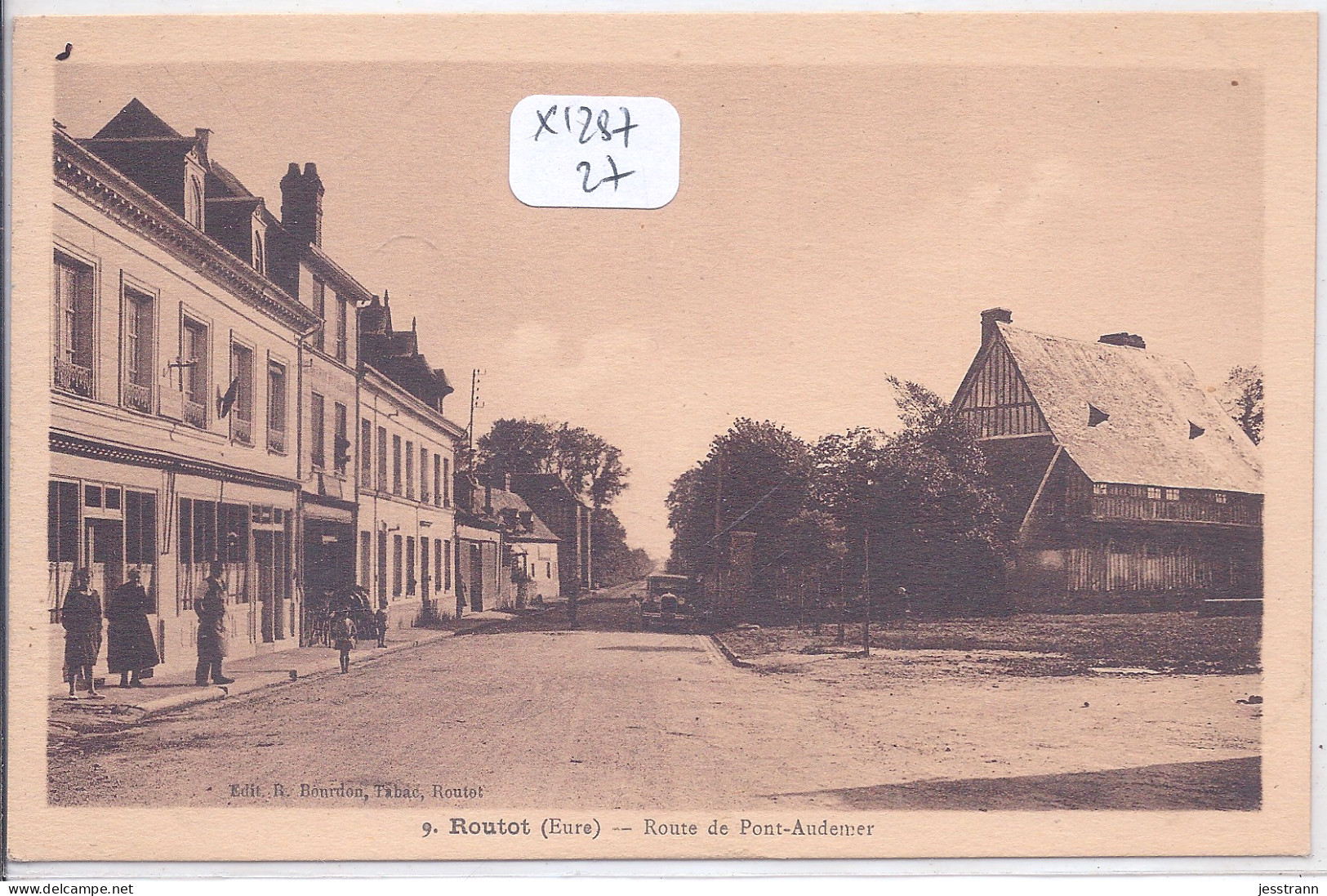 ROUTOT- ROUTE DE PONT-AUDEMER- LE BUREAU DE TABAC - Routot