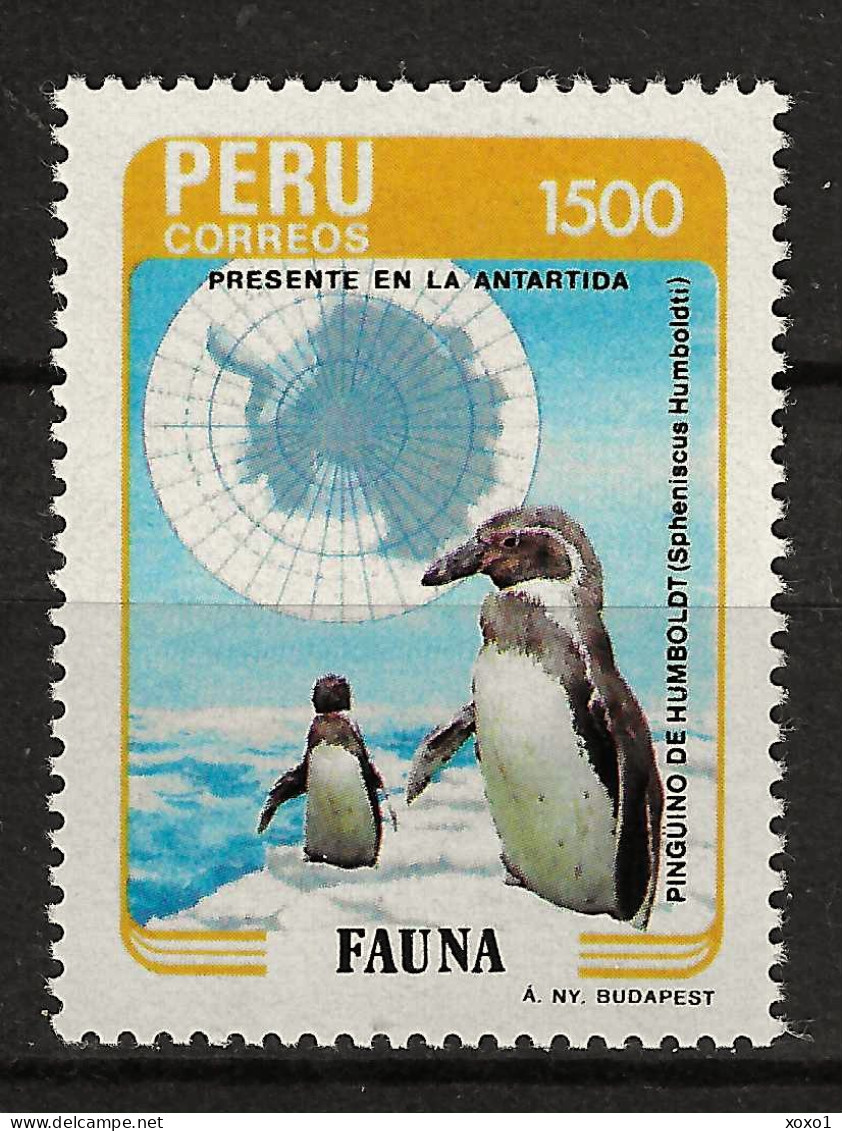 Peru 1985 MiNr. 1310 Antarctic Wildlife Birds Humboldt Penguin (Spheniscus Humboldti) 1v MNH **   1.20 € - Pinguini