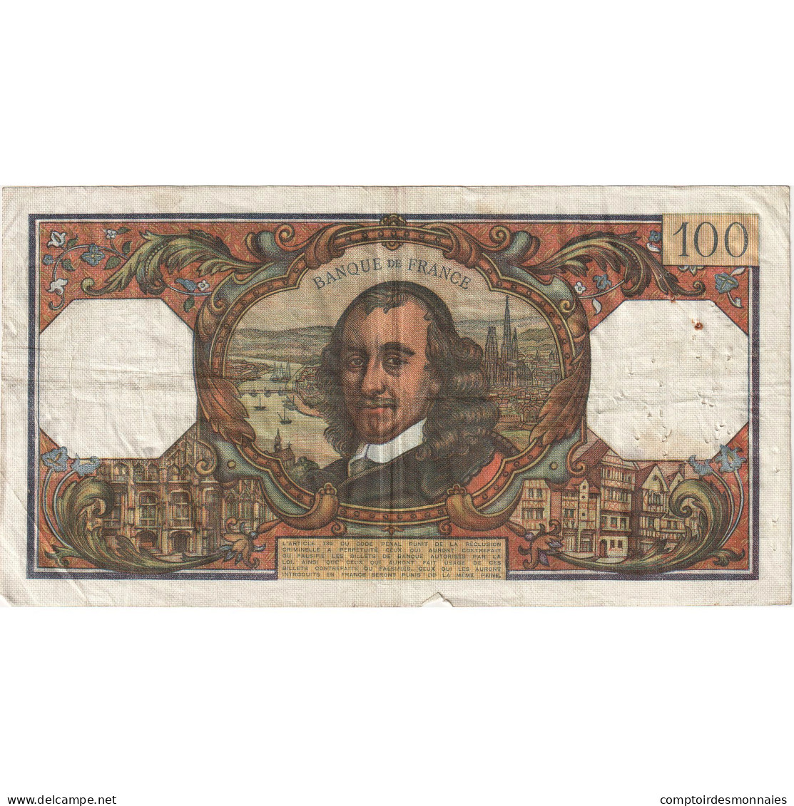 France, 100 Francs, Corneille, 1967-04-06, R.244, B - 100 F 1964-1979 ''Corneille''