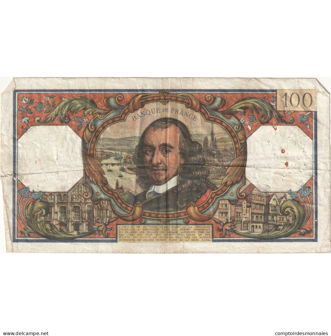 France, 100 Francs, Corneille, 1966-04-07, E.160, B - 100 F 1964-1979 ''Corneille''