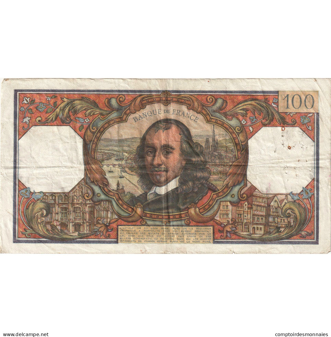 France, 100 Francs, Corneille, 1965-07-01, F.102, B - 100 F 1964-1979 ''Corneille''