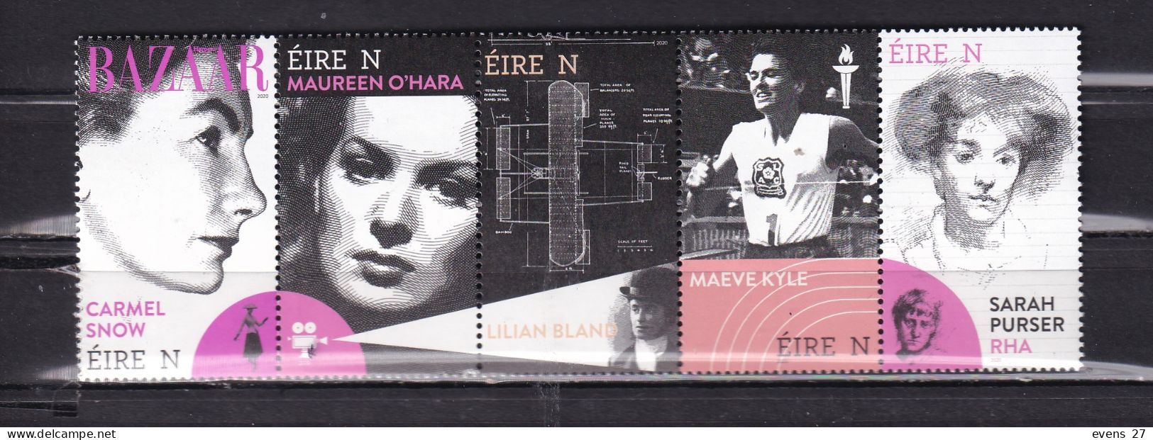 IRELAND-2019-PIONEERING IRISH WOMEN-MNH - Hojas Y Bloques