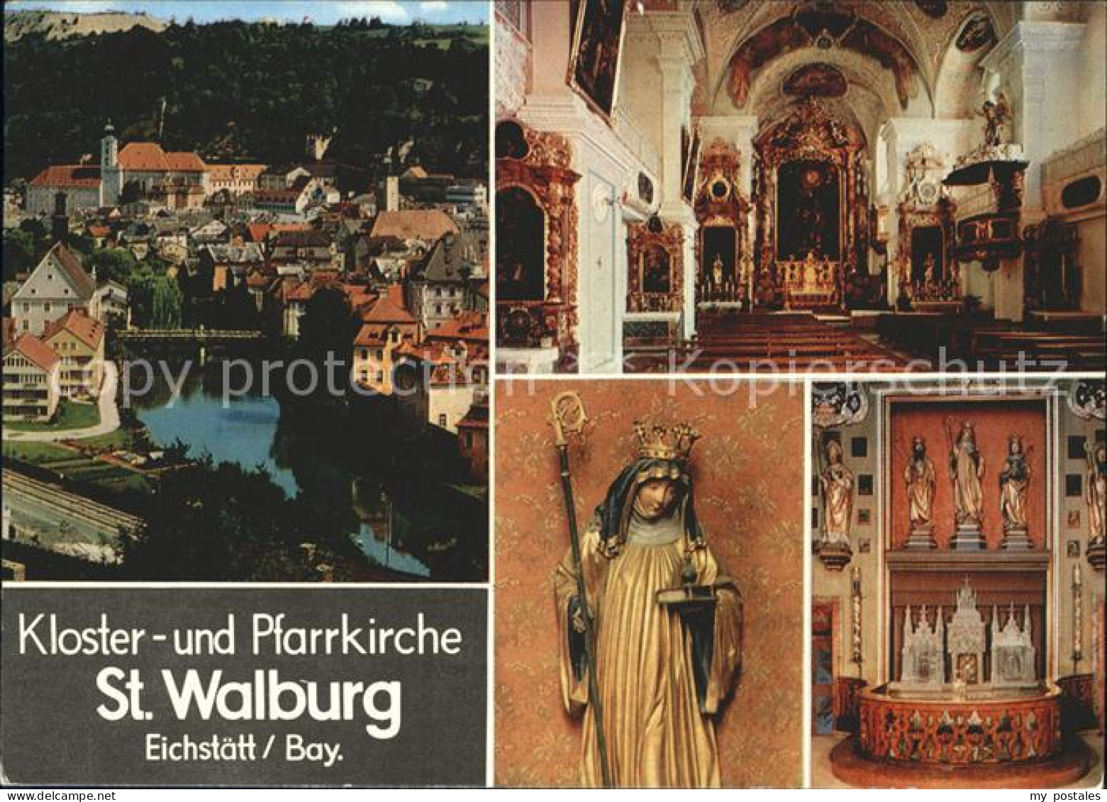 72105066 Eichstaett Oberbayern Kloster Und Pfarrkirche St. Walburg Blumenberg - Eichstaett