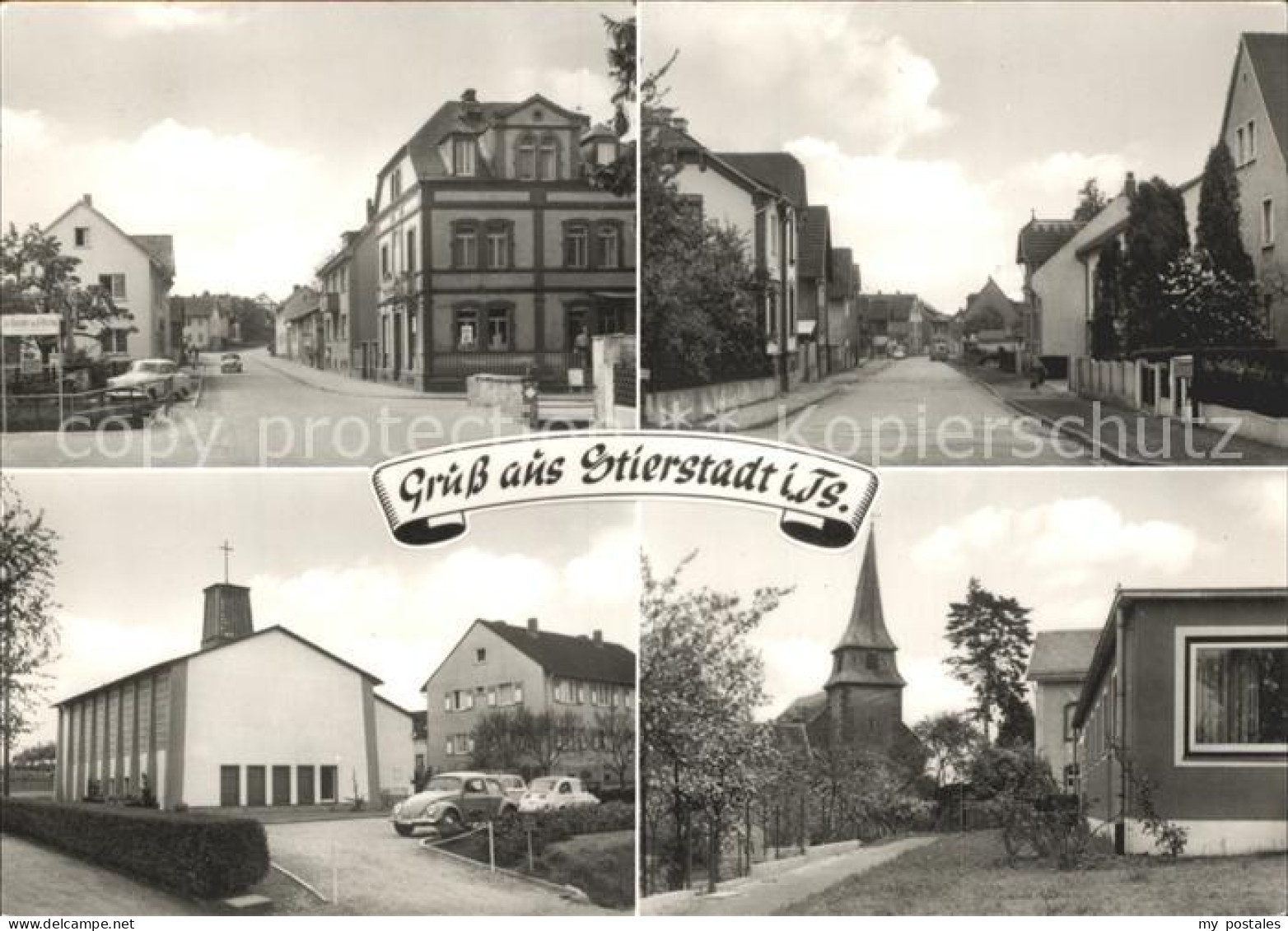 72098827 Stierstadt Taunus Strassenpartien Kirche Oberursel (Taunus) - Oberursel