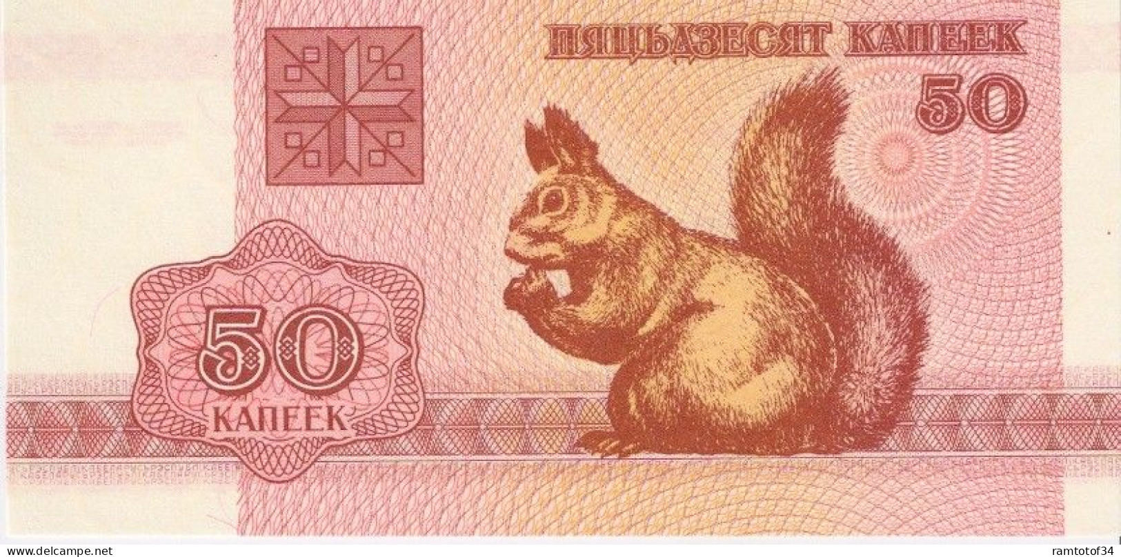 BIELORUSSIE - 50 Kapeek 1992 UNC - Belarus