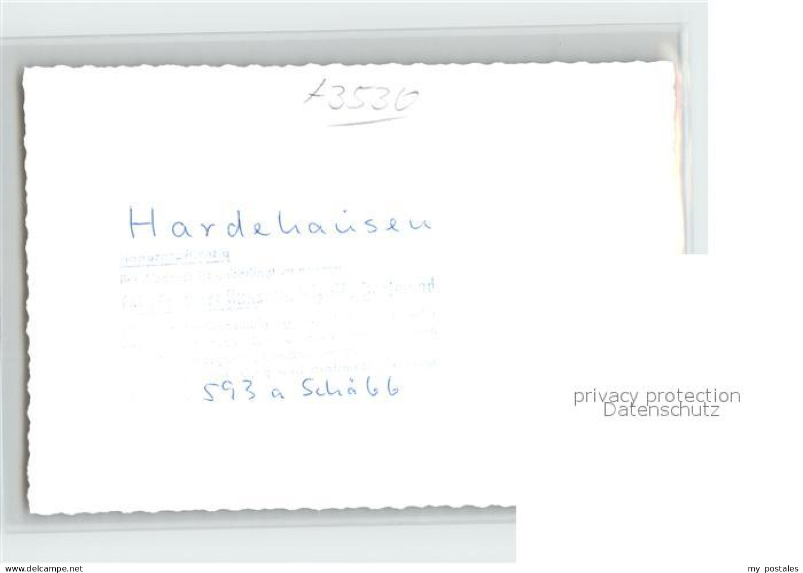 42126607 Hardehausen  Hardehausen - Warburg