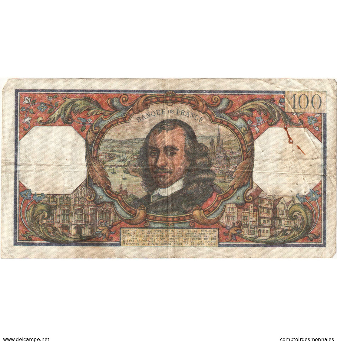 France, 100 Francs, Corneille, 1965-02-04, W.70, TB+ - 100 F 1964-1979 ''Corneille''