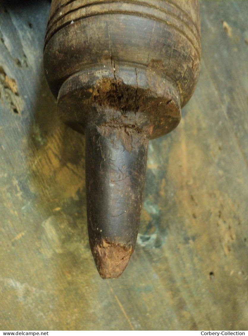 Ancien Coffin En Bois Porte Pierre à Aiguiser Objet De Métier Art Populaire. - Antiek Gereedschap