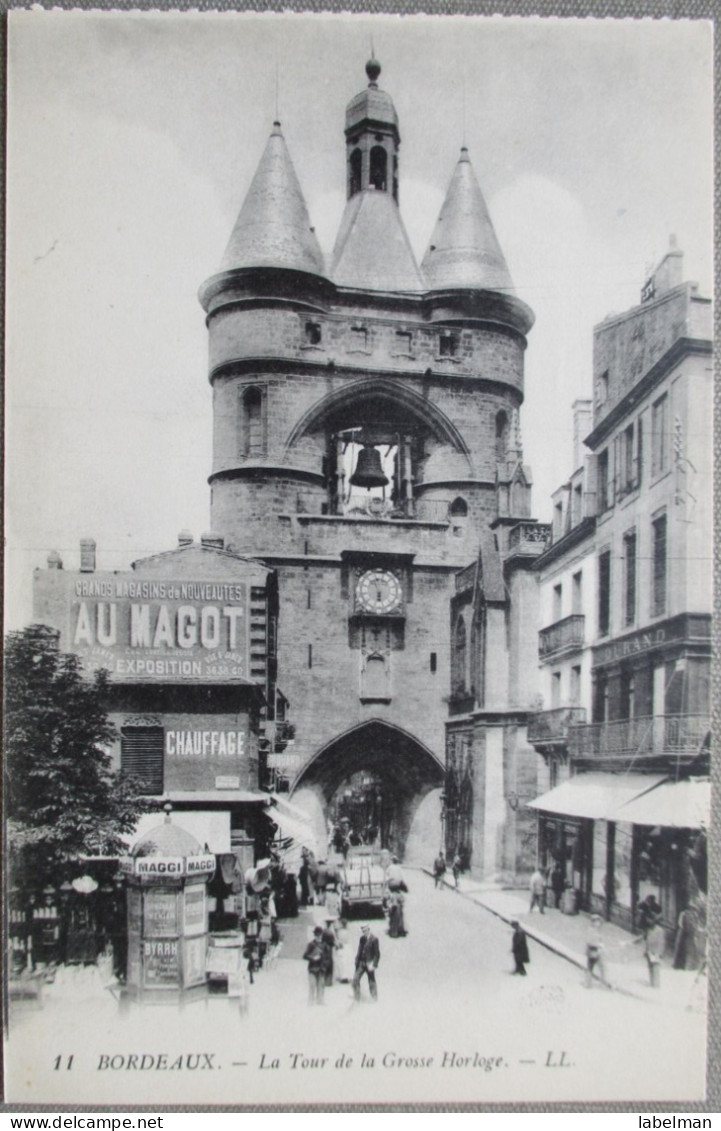 FRANCE BORDEAUX CLOCK TOWER CARTE POSTALE ANSICHTSKARTE POSTCARD CARD KARTE CARTOLINA POSTKARTE BRIEF KAARTE - Brumath