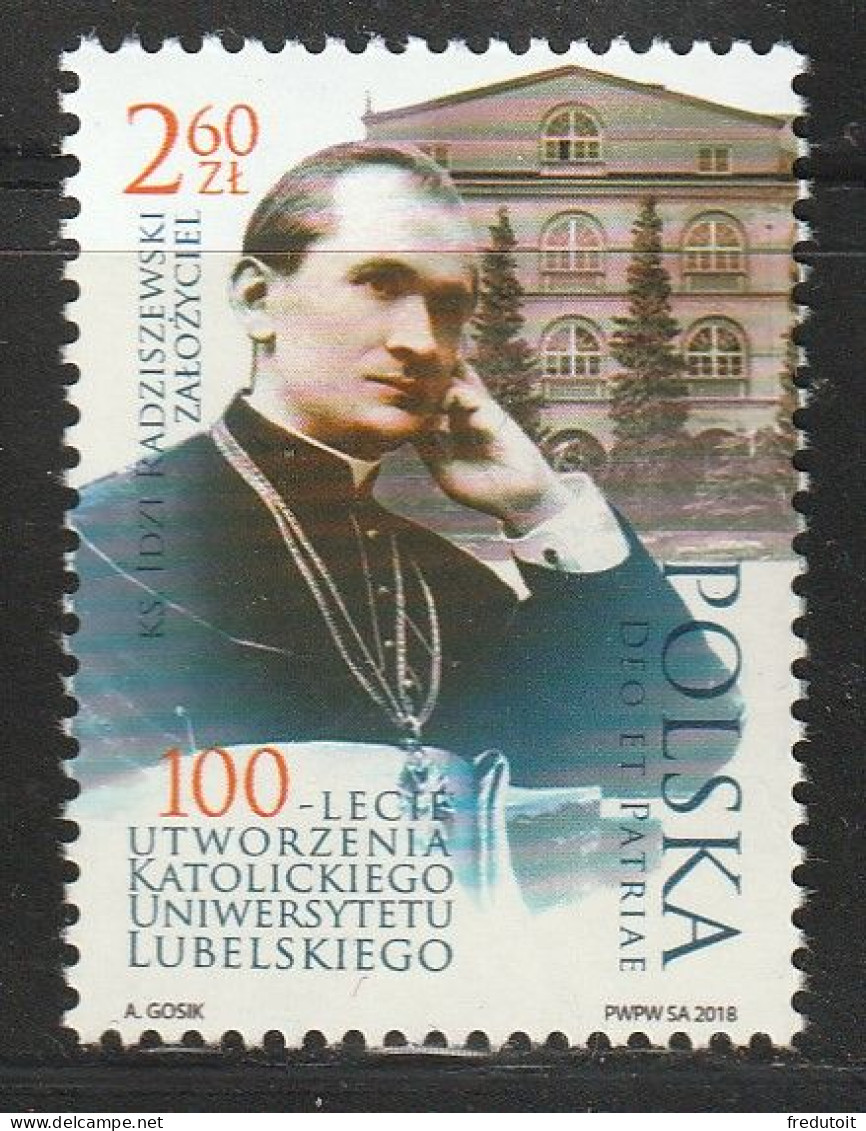 POLOGNE - N°4618 ** (2018) - Unused Stamps