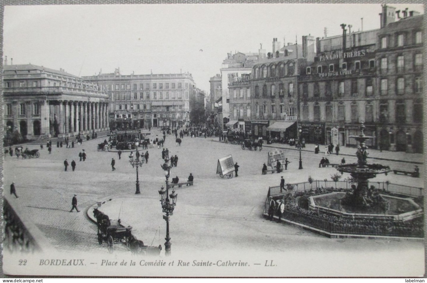 FRANCE BORDEAUX PLACE DE LA COMEDIE CARTE POSTALE ANSICHTSKARTE POSTCARD CARD KARTE CARTOLINA POSTKARTE BRIEF KAARTE - Brumath