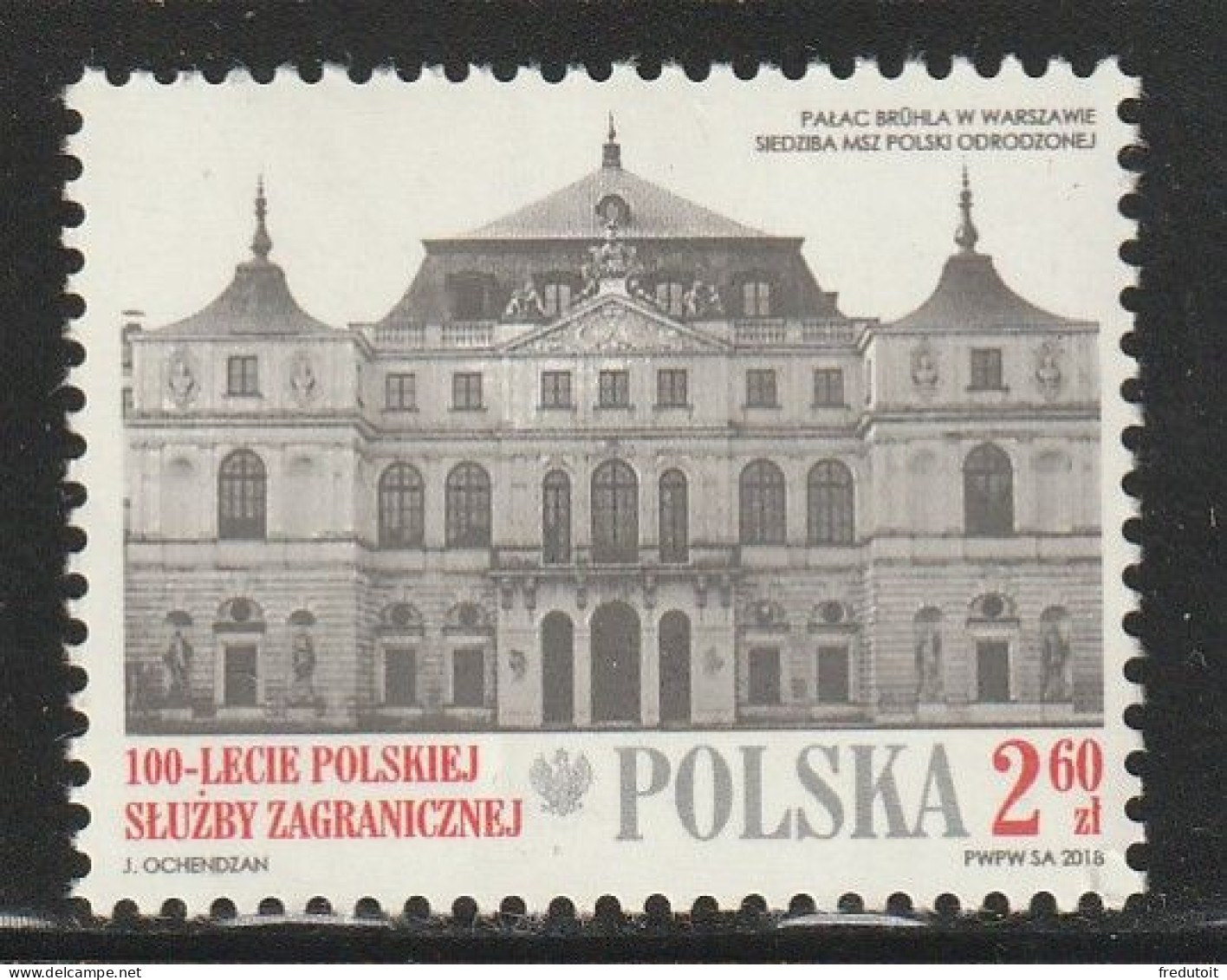 POLOGNE - N°4623 ** (2018) - Unused Stamps