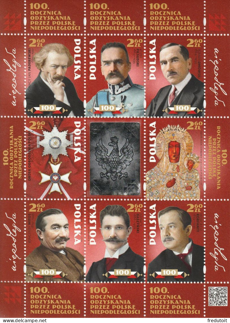 POLOGNE - N°4637/44  ** (2018) - Unused Stamps