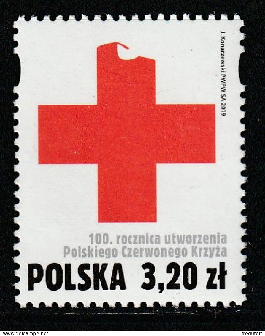 POLOGNE - N°4675  ** (2018) Croix Rouge - Nuevos